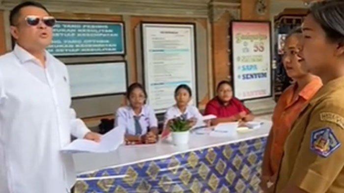 Guru SMK Denpasar hukum siswa yang telat 3 menit disidang oleh anggota DPD.