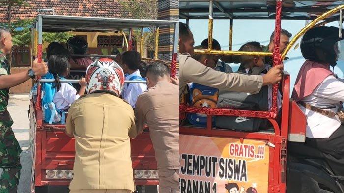 Guru Sulasmiyati Antar Jemput Siswa SD yang Rumahnya Jauh Naik Dorkas Bekas, Kepsek Bantu Perawatan