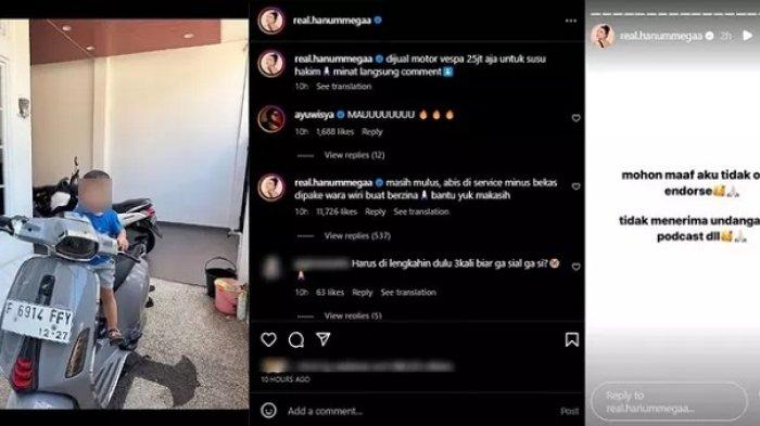 Hanum Mega membongkar percakapan Achmad Herlambang yang mencari cara untuk aborsi kehamilan.