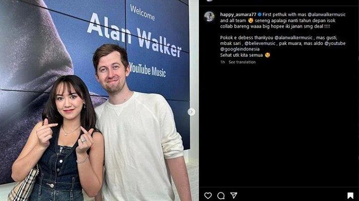 Happy Asmara kembali disorot usai berhasil bertemu dengan musisi dunia Alan Walker secara langsung.