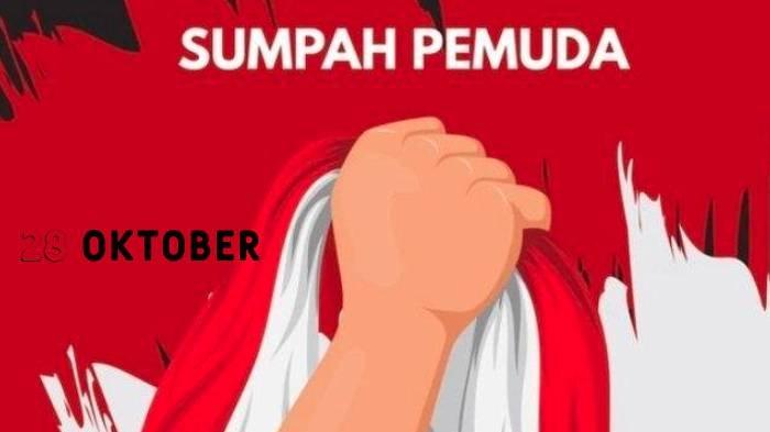 Ilustrasi peringatan Hari Sumpah Pemuda yang diperingati pada tanggal 28 Oktober.