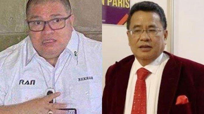 Dua pengacara kondang di Indonesia yakni Hotman Paris Hutapea dan Razman Arif Nasution kembali berseteru.