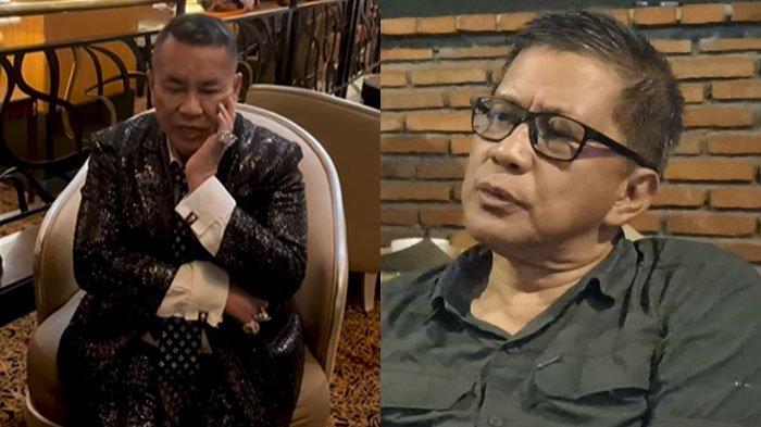 SINDIR PEDAS - Pengacara kondang, Hotman Paris Hutapea (kiri) menyindir pengamat politik, Rocky Gerung (kanan) usai mengkritik kebijakan Gubernur Jawa Barat, Dedi Mulyadi. Hotman menyebut Rocky banyak bicara ketimbang aksi dan cocok dikirim ke barak militer, Minggu (25/5/2025).