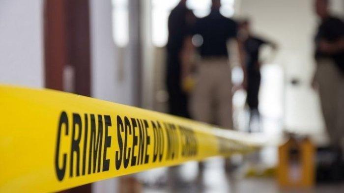 ILUSTRASI Garis polisi - berita paman bacok bocah 6 tahun hingga tewas.