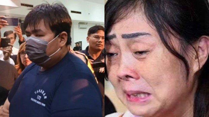 Ibu George Sugama Halim menangis diteror orang tak dikenal imbas kelakuan anaknya yang aniaya karyawan toko roti miliknya.