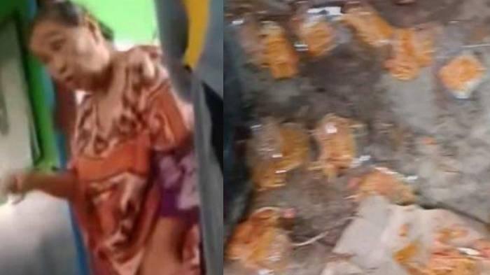 Tak terima warungnya sepi, ibu kantin membuang dagangan siswi MTs di Brebes pada Selasa (17/12/2024). Video keributannya menjadi viral di media sosial.