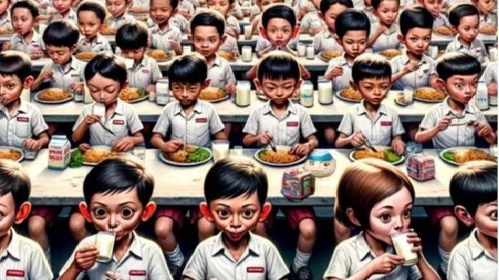 Ilustrasi Program Makan Siang Gratis yang digaungkan Prabowo, ternyata India dan Jepang sudah melaksanakan program ini, bagaimana prakteknya?