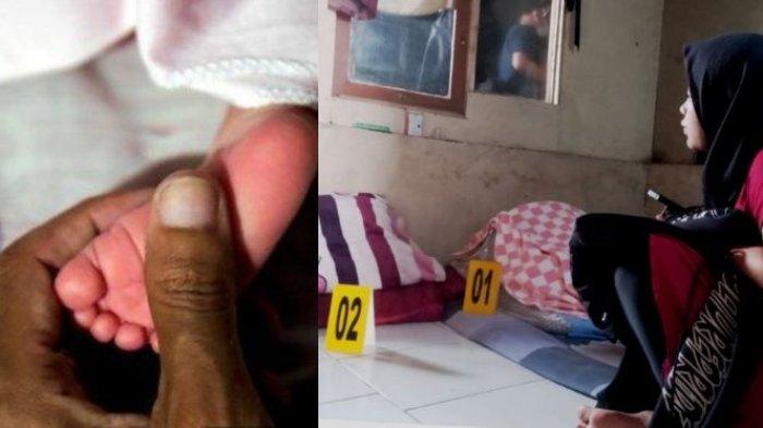 Foto (kiri) hanya ilustrasi - Foto (kanan) Ibu bayi yang hilang misterius di Cianjur setelah gonggongan anjing di pekarangan rumahnya berhenti, sang anak tak ada sejak jam 2 subuh.