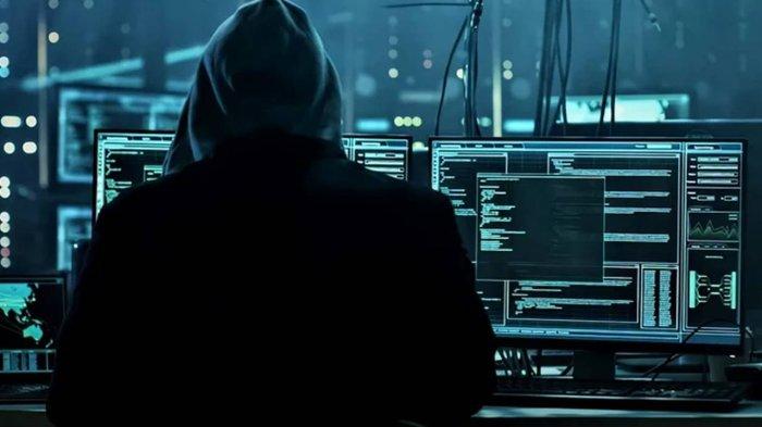 Ilustrasi hacker yang menggunakan aplikasi Chat GPT palsu untuk mencuri data dan menguras uang pengguna.