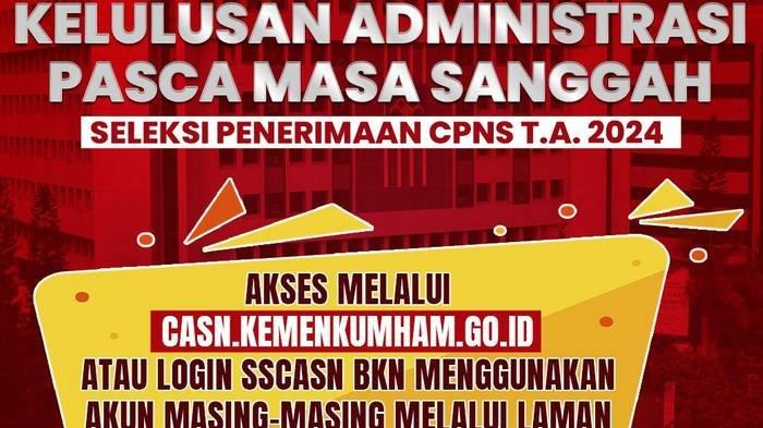 Ilustrasi kelulusan administrasi pasca masa sanggah.
