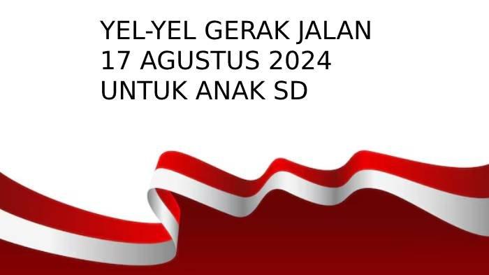 Ilustrasi kumpulan yel-yel gerak jalan 17 Agustus 2024 untuk anak SD.