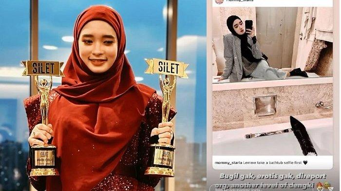 Pose Mirror Selfie di Kamar Mandi Kena Report Netizen, Inara Rusli Beri