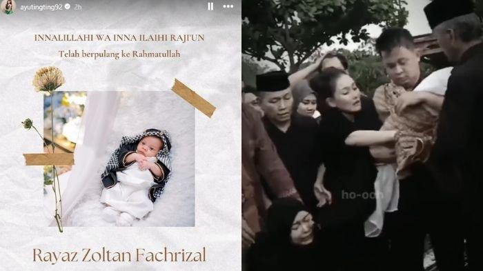 Ayu Ting Ting mengabarkan bahwa keponakannya, Rayaz Zoltan Fachrizal, meninggal dunia, Sabtu (31/8/2024).