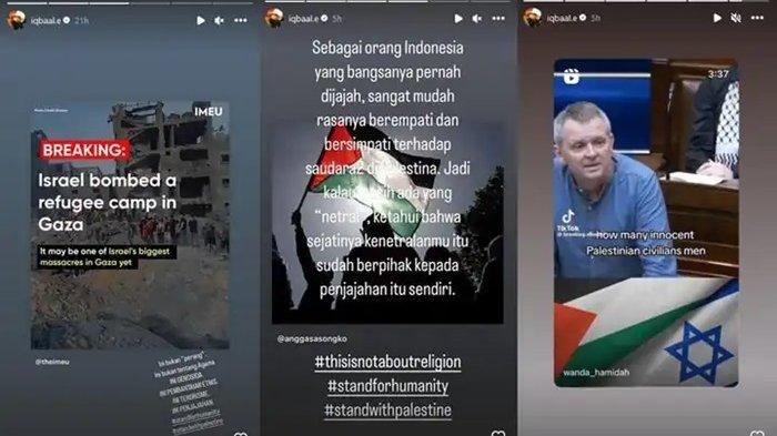Iqbaal Ramadhan mendadak vokal membela Palestina usai diserang membabi buta oleh Israel.