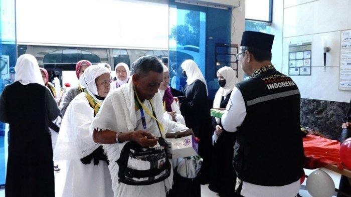 Jemaah Haji Indoensia saat tiba di Makkah