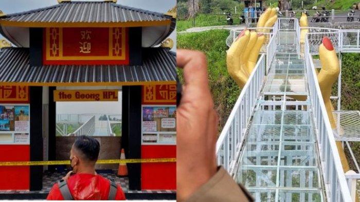 Jembatan kaca di Banyumas yang menelan korban jiwa karena pecah