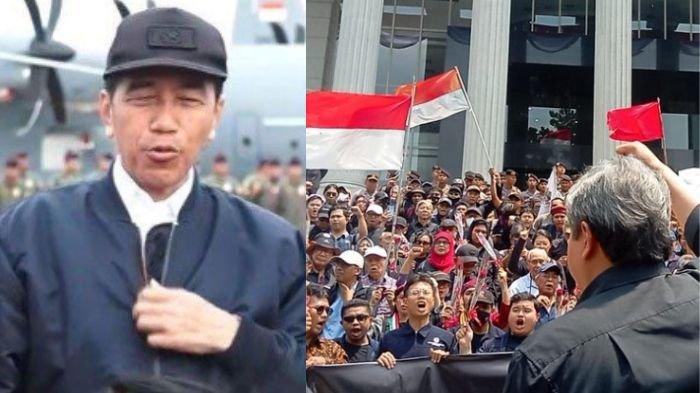 Jokowi jadi sorotan setelah viral demo rakyat mengawal putusan MK, agendanya pada Kamis (22/8/2024) itu akhirnya batal.