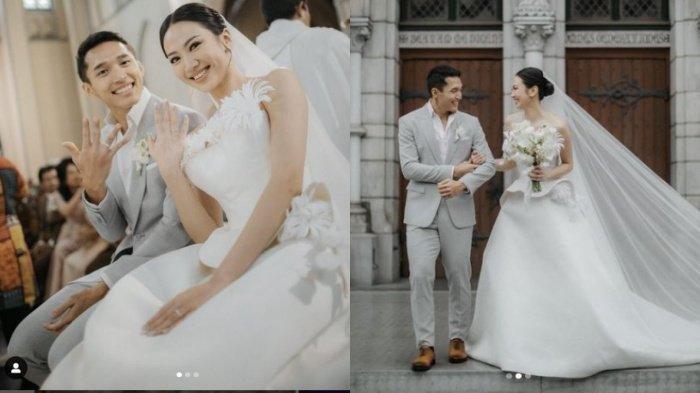 Jonatan Christie menikah dengan Shania Junianatha pada Jumat (1/12/2023).