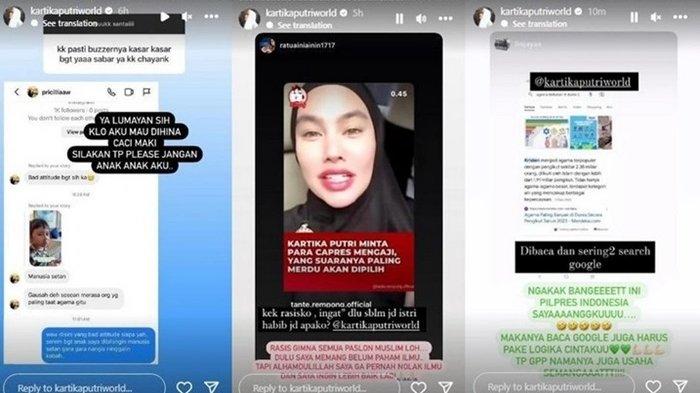 Cuplikan video Kartika Putri kala menyinggung tentang calon presiden yang jago ngaji seketika menuai beragam komentar. Banyak netizen yang memberikan sindiran balik untuk Kartika Putri.