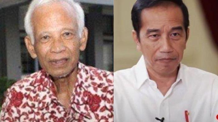 IJAZAH PALSU - (foto kiri) potret Kasmudjo, dosen pembimbing Jokowi semasa kuliah di Universitas Gadjah Mada (UGM) terseret polemik dugaan palsu sang Presiden Ke-7 RI (foto kanan). Ia dan sejumlah pimpinan UGM digugat ke Pengadilan Negeri (PN) Sleman.