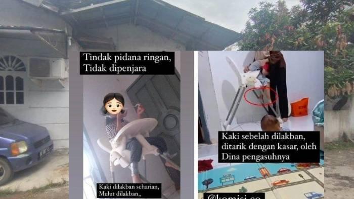 Kasus penganiayaan di daycare Pekanbaru yang viral di media sosial.