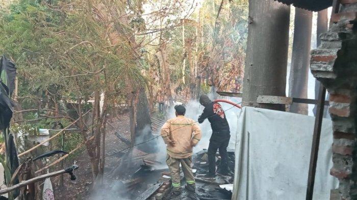 Kebakaran dipicu karena api penghangat ternak yang melumat kandang dan merambat ke rumah induk.