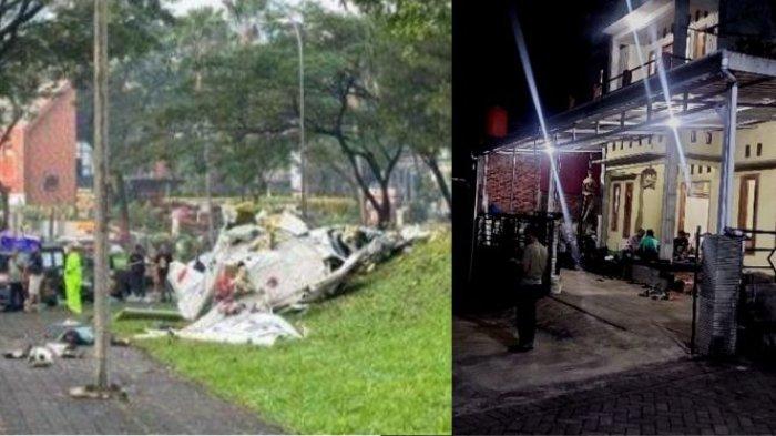 Keluarga korban pesawat jatuh di BSD Serpong akhirnya ikhlas dengan musibah, Paman korban merasakan firasat aneh sebelum insiden, Minggu (20/5/2024).