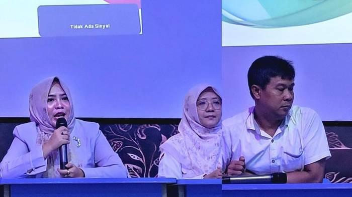 BIAYA WISUDA SMK - Kepala SMK Citra Bangsa Mandiri (CBM) Prisillia Mutiara Sari saat memberikan keterangan kepada wartawan di Purwokerto, Kabupaten Banyumas, Jawa Tengah, Selasa (13/5/2025).