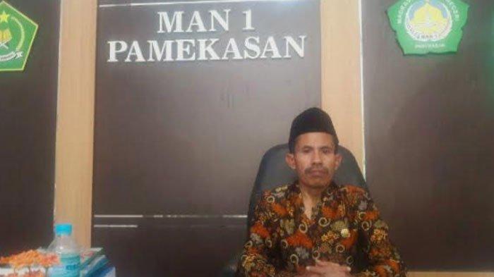 Kepala Sekolah MAN 1 Pamekasan, No'man Afandi buka suara soal kasus guru dimutasi usai tolak aturan toilet sekolah berbayar