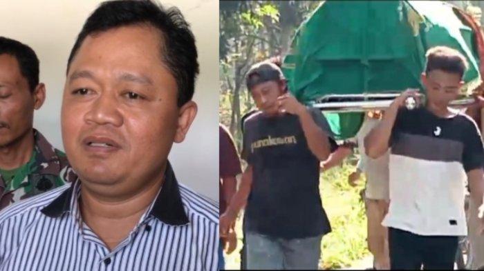 Klarifikasi Kepala Desa Jipurapah, Kecamatan Plandaan, Kabupaten Jombang soal tak pinjami ambulans ke warga yang tandu jenazah sejauh 3 Km, Selasa (6/8/2024).