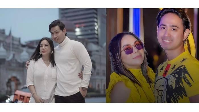 Kolase foto Anisa Bahar dan Erwin Bahari.
