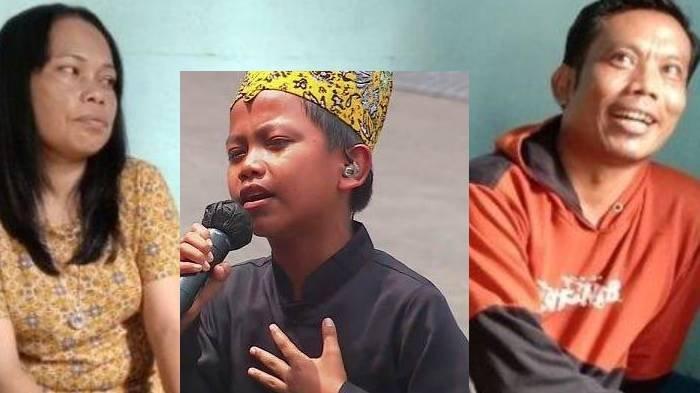 Kolase foto Farel Prayoga dan orangtuanya.