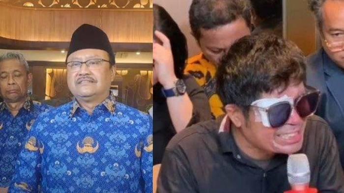 Kolase foto Gus Ipul dan Agus Salim.