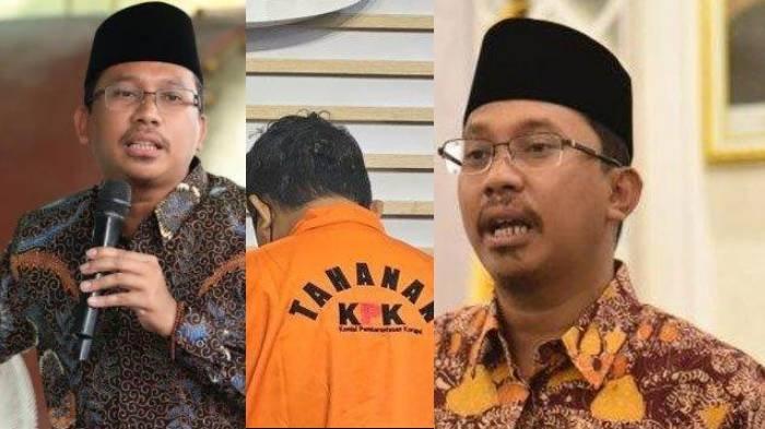 Kolase foto Gus Muhdlor yang kini ditahan KPK.