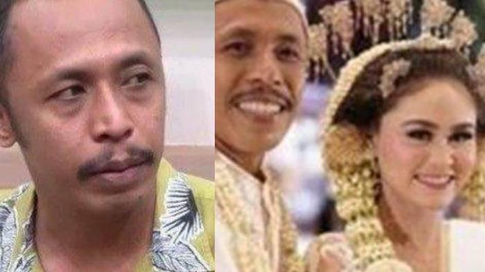 Kolase foto Mas Pur Furry Setya dan Dwinda Ratna yang kini jadi mantan istrinya.