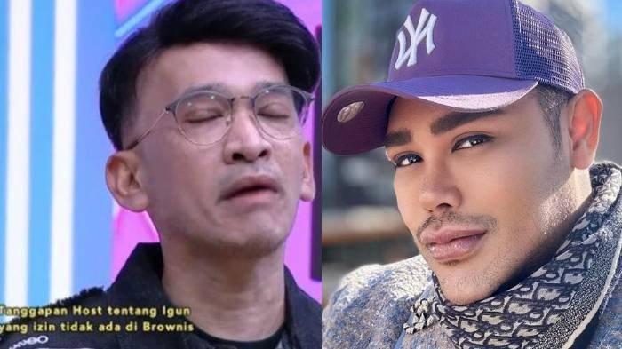 Kolase foto Ruben Onsu dan Ivan Gunawan atau Igun.