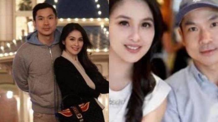 Kolase foto Sandra Dewi dan Harvey