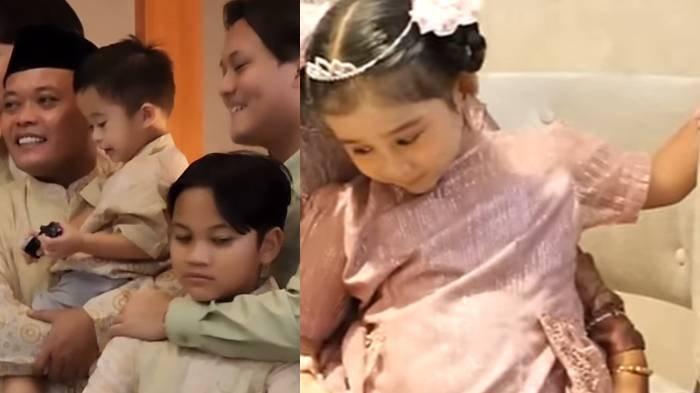 Kolase foto Sule bersama Adzam (kiri) dan foto Bintang (kanan).