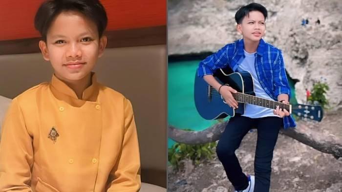 Kolase foto penyanyi cilik Farel Prayoga.