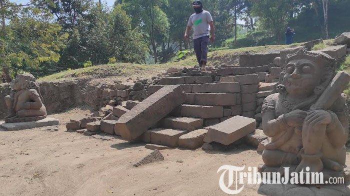 Kondisi Candi Gambar Wetan Blitar Peninggalan Kerajaan Majapahit yang