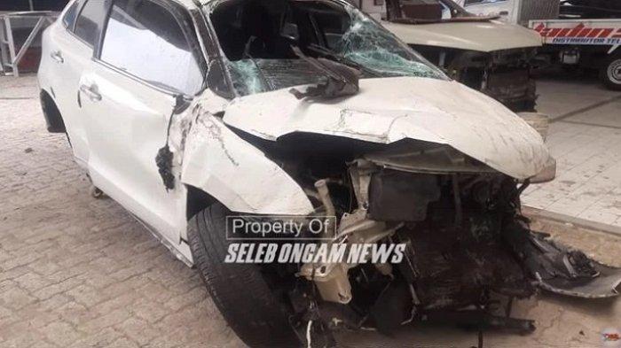 Kondisi mobil hancur parah, Rendy Kjaernett dan Lady Nayoan disebut mendapat keajaiban.