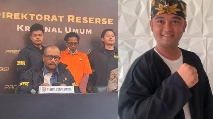 Konferensi pers pembunuhan Sandy Permana di Polda Metro Jaya, Jakarta Selatan, Kamis (16/1/2025).