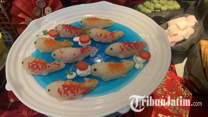 Kreasi Kue Keranjang Khas Imlek, Miliki Bentuk Ikan Beragam Warna