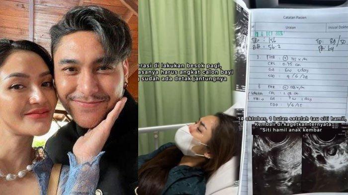 Artis Krisjiana Baharudin mengaku pasrah kehilangan satu calon anak kembarnya. Ia mengaku apa yang di dunia hanya titipan.