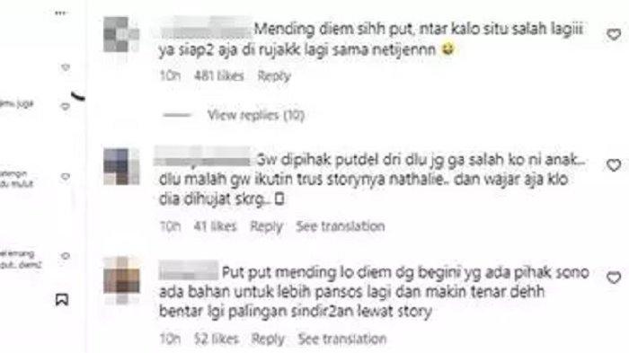 Lewat sebuah postingan Threads, Putri Delina diduga menyentil eks ibu tirinya, Nathalie Holscher.