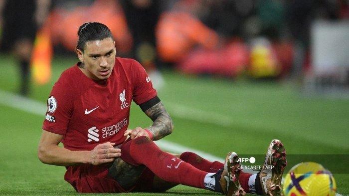 Striker Liverpool, Darwin Nunez kepergok sukai postingan dirinya yang diedit memakai seragam AC Milan