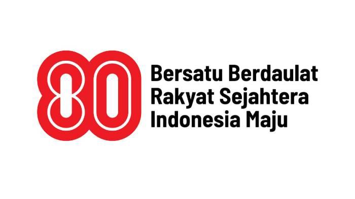 LOGO HUT RI - Logo HUT ke-80 RI yang resmi, bisa diunduh oleh masyarakat.