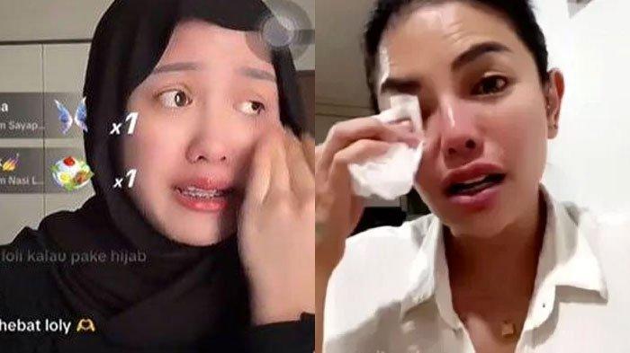 Lolly nangis ungkap penyesalan ke Nikita Mirzani