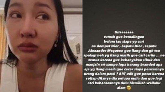 Lucinta Luna panik rumah kemalingan.