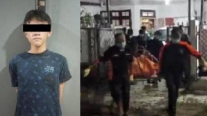 MA (14) remaja yang membunuh ayah dan neneknya di Taman Bona Vista Indah, Lebakbulus, Jakarta Selatan, Sabtu, 30 November 2024.